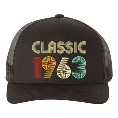 60th Birthday Gift Classic 1963 60 Years Old Yupoong Adult 5-Panel Trucker Hat