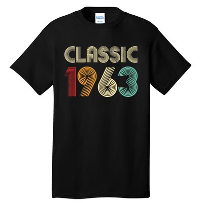 60th Birthday Gift Classic 1963 60 Years Old Tall T-Shirt