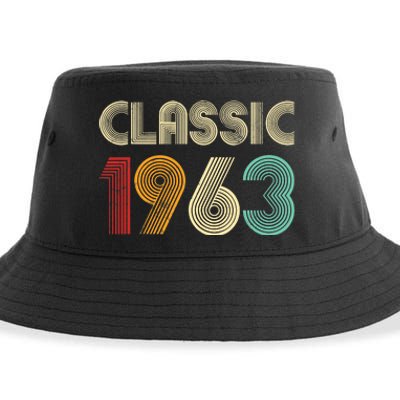 60th Birthday Gift Classic 1963 60 Years Old Sustainable Bucket Hat