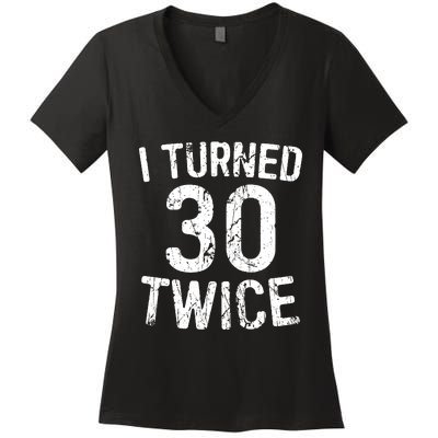 60th Birthday Gift Vintage 1962 Women's V-Neck T-Shirt