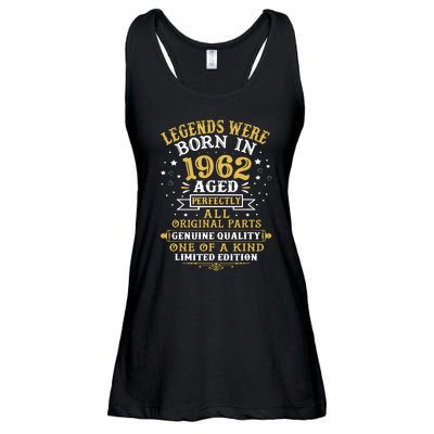 60th Birthday Gift Vintage 1962 Ladies Essential Flowy Tank