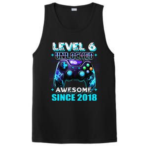 6th Birthday Gamer 6 Year Old Funny Bday Boy Six Son PosiCharge Competitor Tank