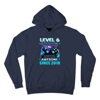 6th Birthday Gamer 6 Year Old Funny Bday Boy Six Son Hoodie