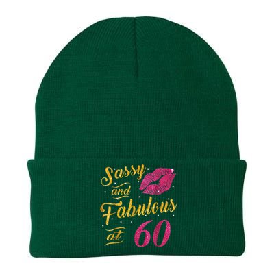 60th Birthday Gift Sassy And Fabulous 60 Year Old Knit Cap Winter Beanie