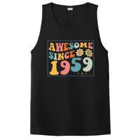 63rd Birthday Gifts Awesome Since 1959 63 Years Old Groovy PosiCharge Competitor Tank