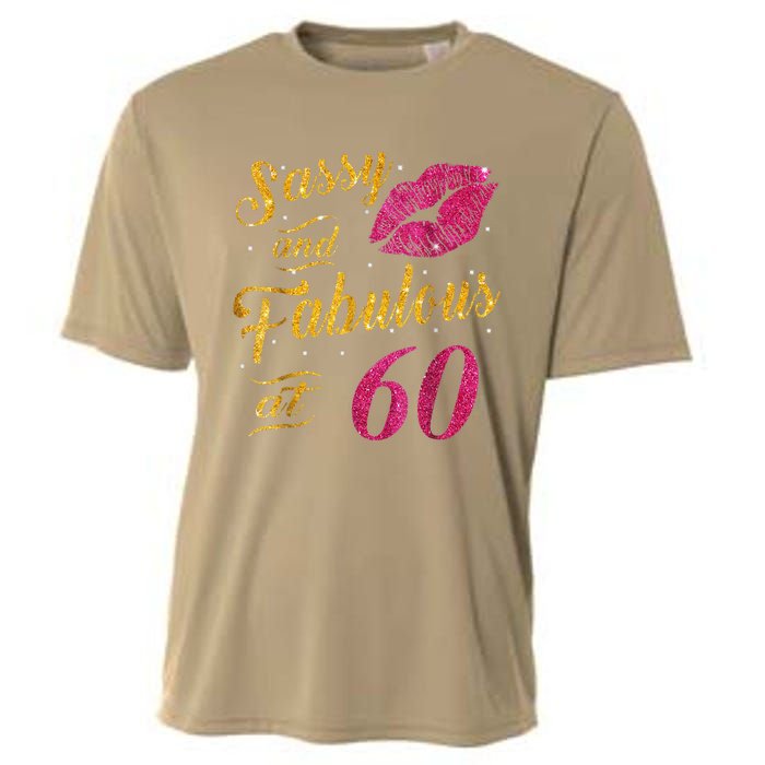 60th Birthday Gift Sassy And Fabulous 60 Year Old Cooling Performance Crew T-Shirt