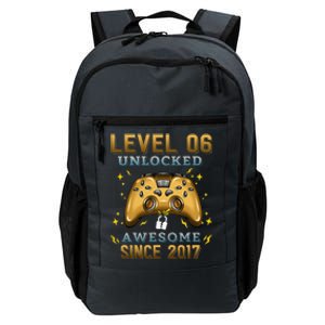 6th Birthday Gifts Level 6 Unlocked 6 Years Old Gamer Daily Commute Backpack