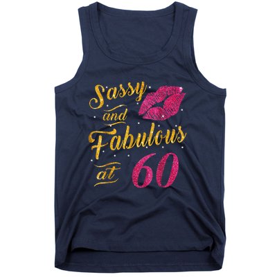 60th Birthday Gift Sassy And Fabulous 60 Year Old Tee Tank Top