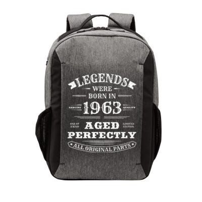 60th Birthday Gift Vintage Legends Born In 1963 60 Years Old Vector Backpack