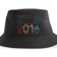 6th Birthday Gifts Awesome Since 2016 Sustainable Bucket Hat