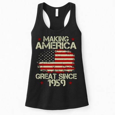 60th Birthday Gifts Making America Great Since 1959 Womens Tank Top