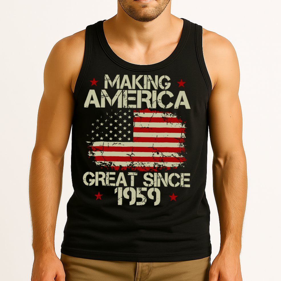 60th Birthday Gifts Making America Great Since 1959 Tank Top