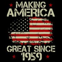60th Birthday Gifts Making America Great Since 1959 Tank Top
