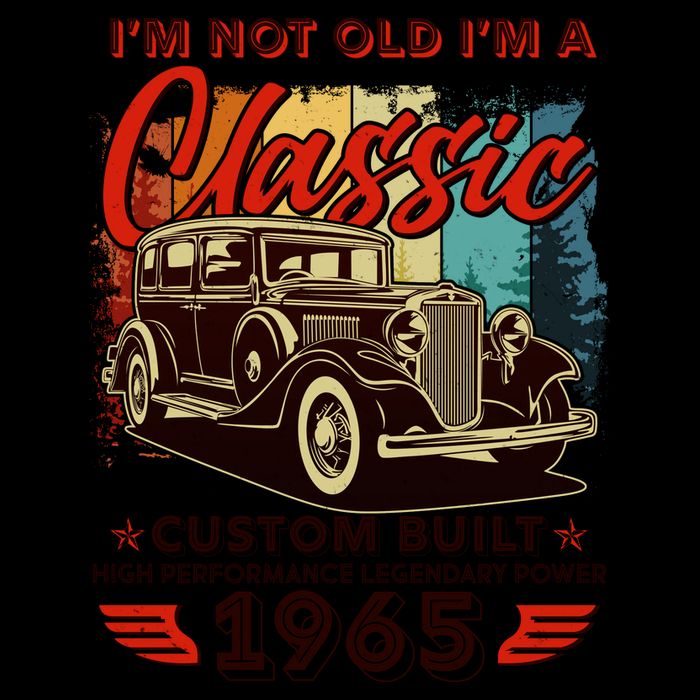 60th Birthday Im Not Old Im A Classic 1965 Custom Built 16oz Travel Tumbler