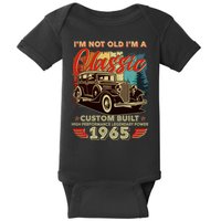 60th Birthday Im Not Old Im A Classic 1965 Custom Built Baby Bodysuit