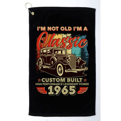 60th Birthday Im Not Old Im A Classic 1965 Custom Built Golf Towel