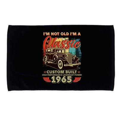 60th Birthday Im Not Old Im A Classic 1965 Custom Built Microfiber Hand Towel