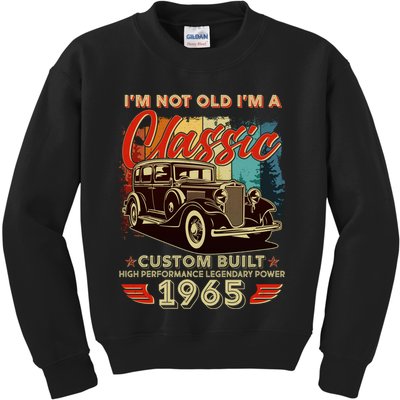 60th Birthday Im Not Old Im A Classic 1965 Custom Built Kids Sweatshirt