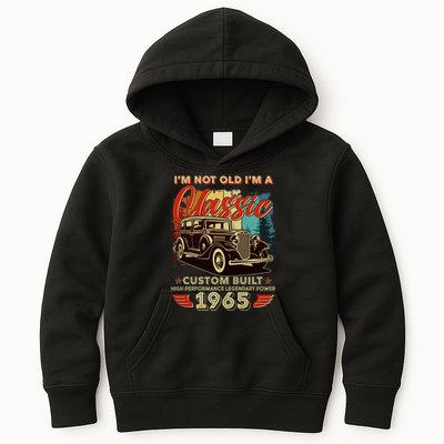 60th Birthday Im Not Old Im A Classic 1965 Custom Built Kids Hoodie