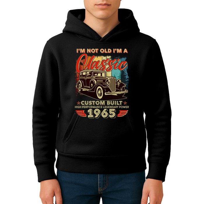 60th Birthday Im Not Old Im A Classic 1965 Custom Built Kids Hoodie