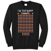 65th Birthday IM This Many Trumps For Trump Supporter Sweatshirt