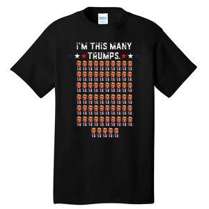 65th Birthday IM This Many Trumps For Trump Supporter Tall T-Shirt