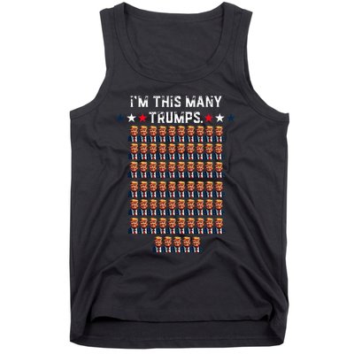 65th Birthday IM This Many Trumps For Trump Supporter Tank Top