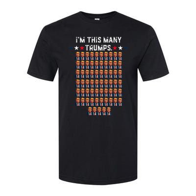 65th Birthday IM This Many Trumps For Trump Supporter Softstyle CVC T-Shirt