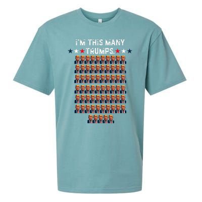 65th Birthday IM This Many Trumps For Trump Supporter Sueded Cloud Jersey T-Shirt