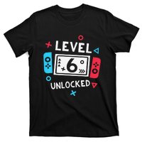 6th Birthday Level 6 Unlocked Video Game Party T-Shirt