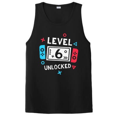 6th Birthday Level 6 Unlocked Video Game Party PosiCharge Competitor Tank