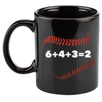 6432 Baseball Math 11oz C Handle Ceramic Mug
