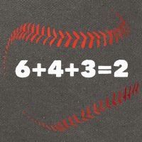 6432 Baseball Math Cotton Canvas Backpack