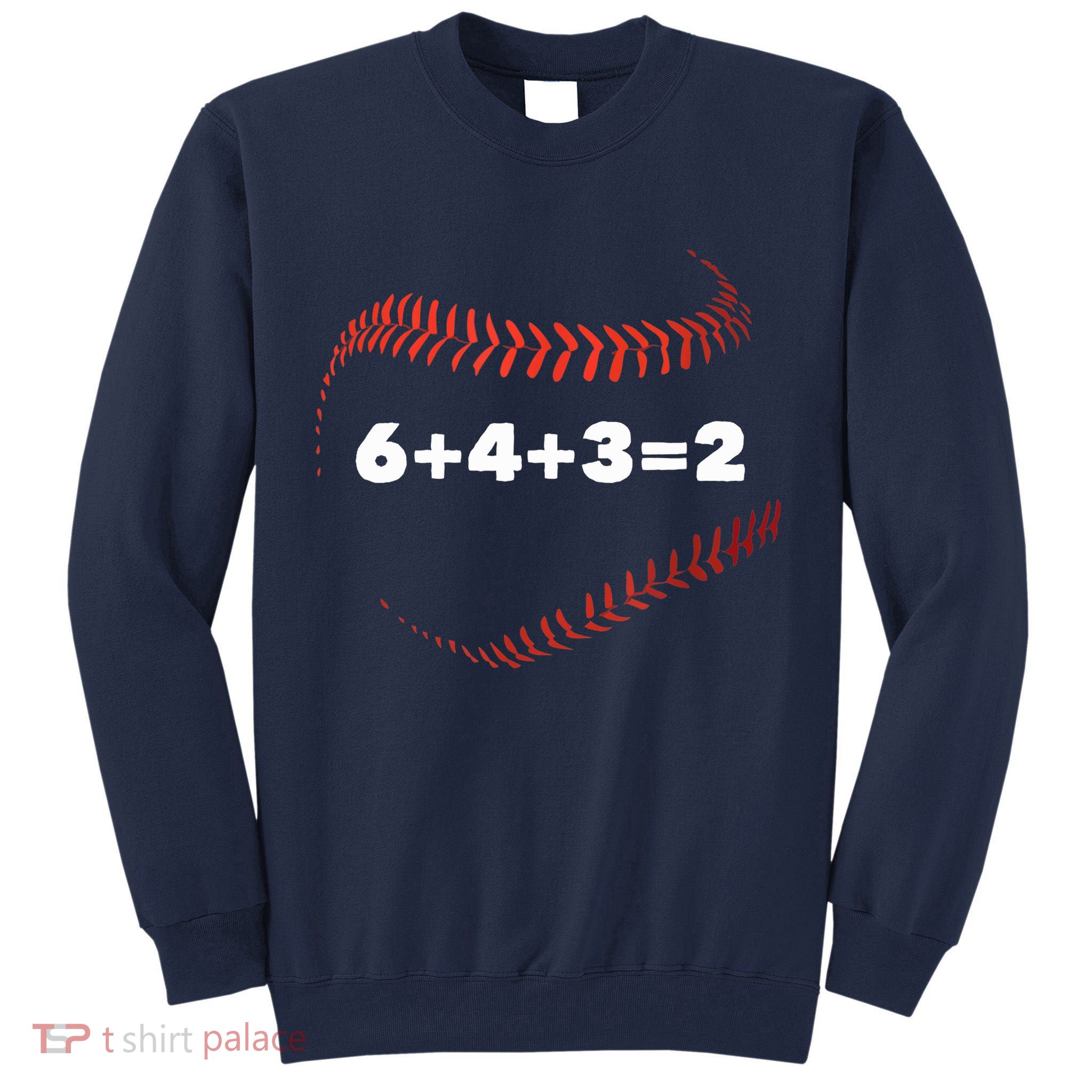 6432 Baseball Math Tall Sweatshirt