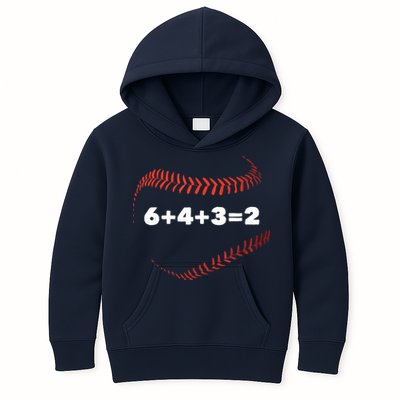 6432 Baseball Math Kids Hoodie