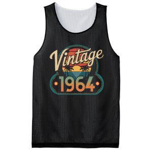 60th Birthday Man Woman 60 Years 1964 Decorative Funny Gift Mesh Reversible Basketball Jersey Tank