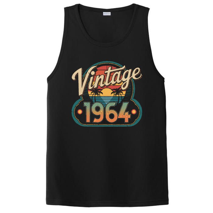 60th Birthday Man Woman 60 Years 1964 Decorative Funny Gift PosiCharge Competitor Tank