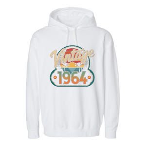 60th Birthday Man Woman 60 Years 1964 Decorative Funny Gift Garment-Dyed Fleece Hoodie