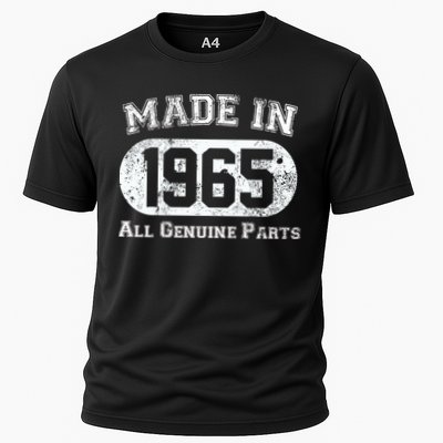 60th Birthday Made In 1965 - All Genuine Parts Cooling Performance Crew T-Shirt