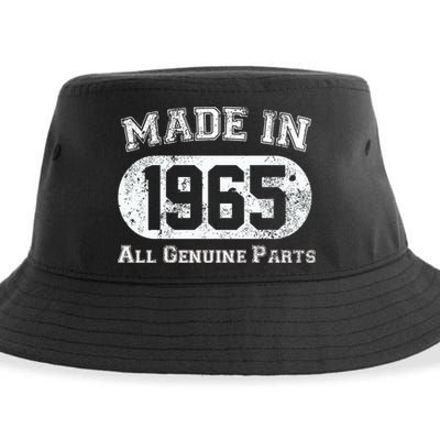 60th Birthday Made In 1965 - All Genuine Parts Sustainable Bucket Hat