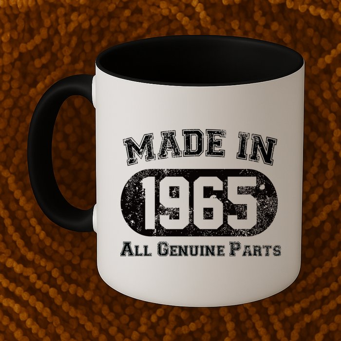 60th Birthday Made In 1965 - All Genuine Parts Mug