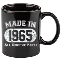 60th Birthday Made In 1965 - All Genuine Parts 11oz C Handle Ceramic Mug