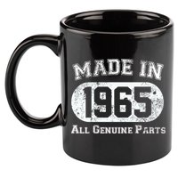 60th Birthday Made In 1965 - All Genuine Parts 11oz C Handle Ceramic Mug