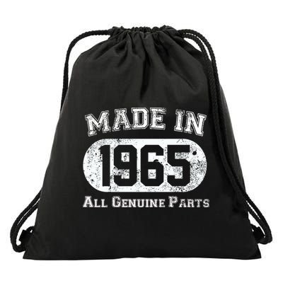 60th Birthday Made In 1965 - All Genuine Parts Drawstring Bag