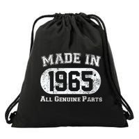 60th Birthday Made In 1965 - All Genuine Parts Drawstring Bag