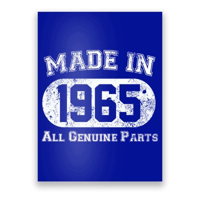 60th Birthday Made In 1965 - All Genuine Parts Poster