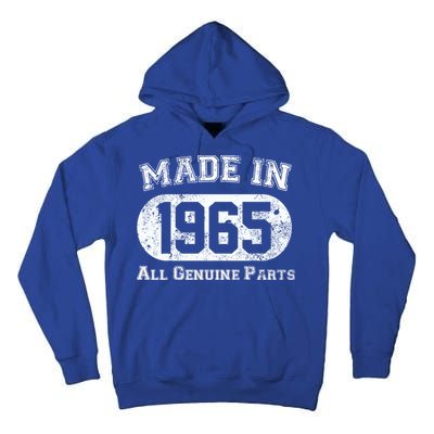60th Birthday Made In 1965 - All Genuine Parts Tall Hoodie
