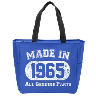 60th Birthday Made In 1965 - All Genuine Parts Zip Tote Bag