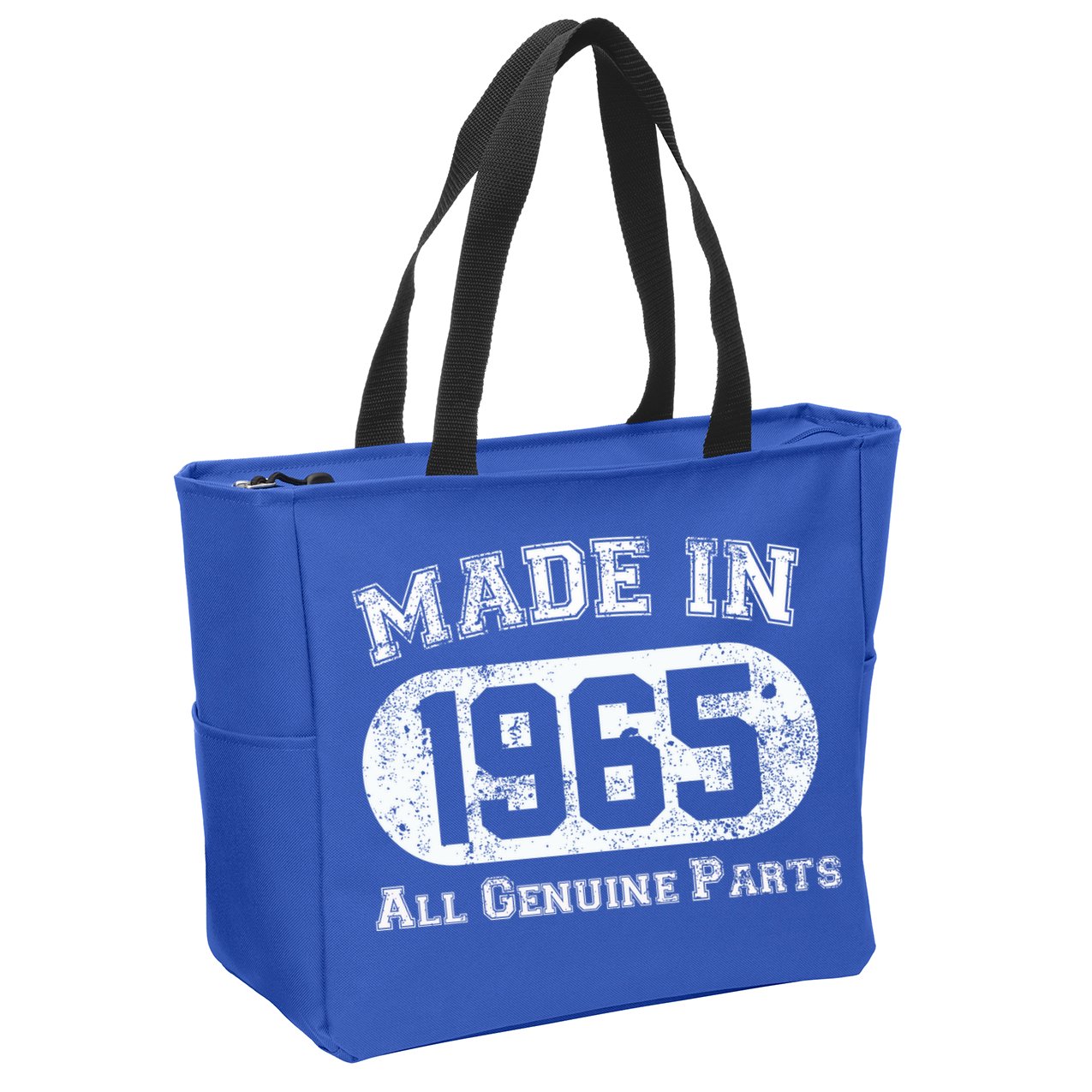 60th Birthday Made In 1965 - All Genuine Parts Zip Tote Bag