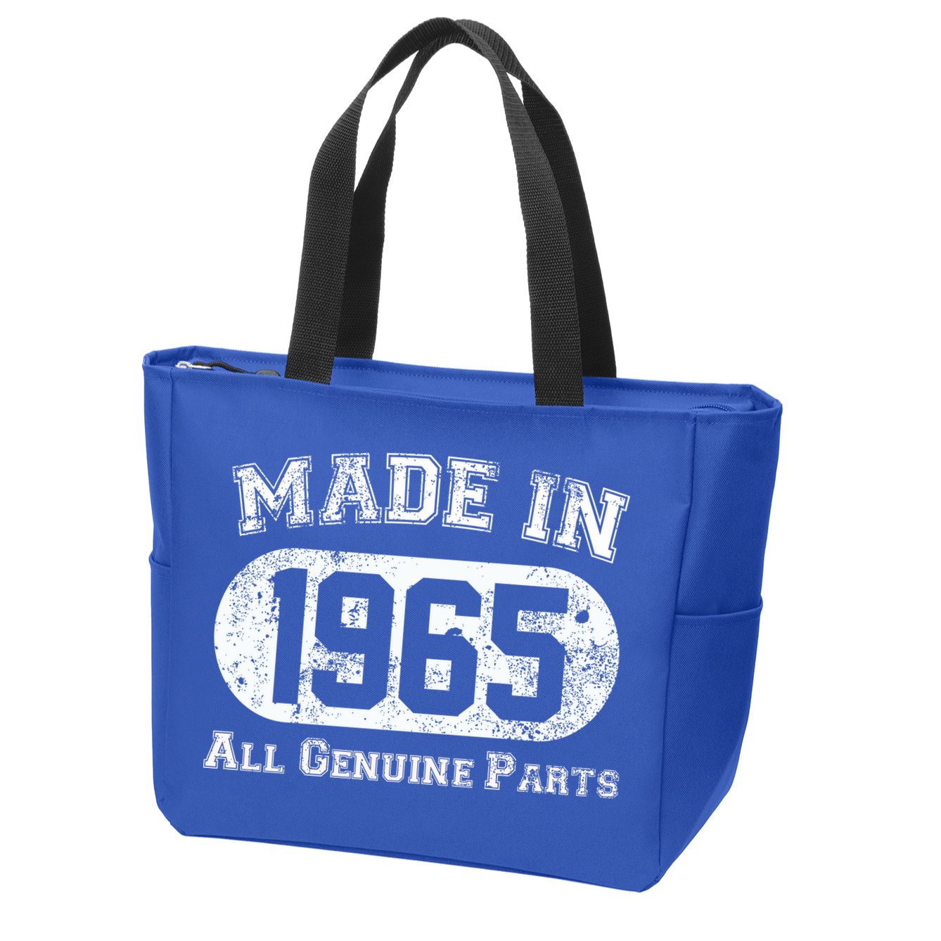 60th Birthday Made In 1965 - All Genuine Parts Zip Tote Bag